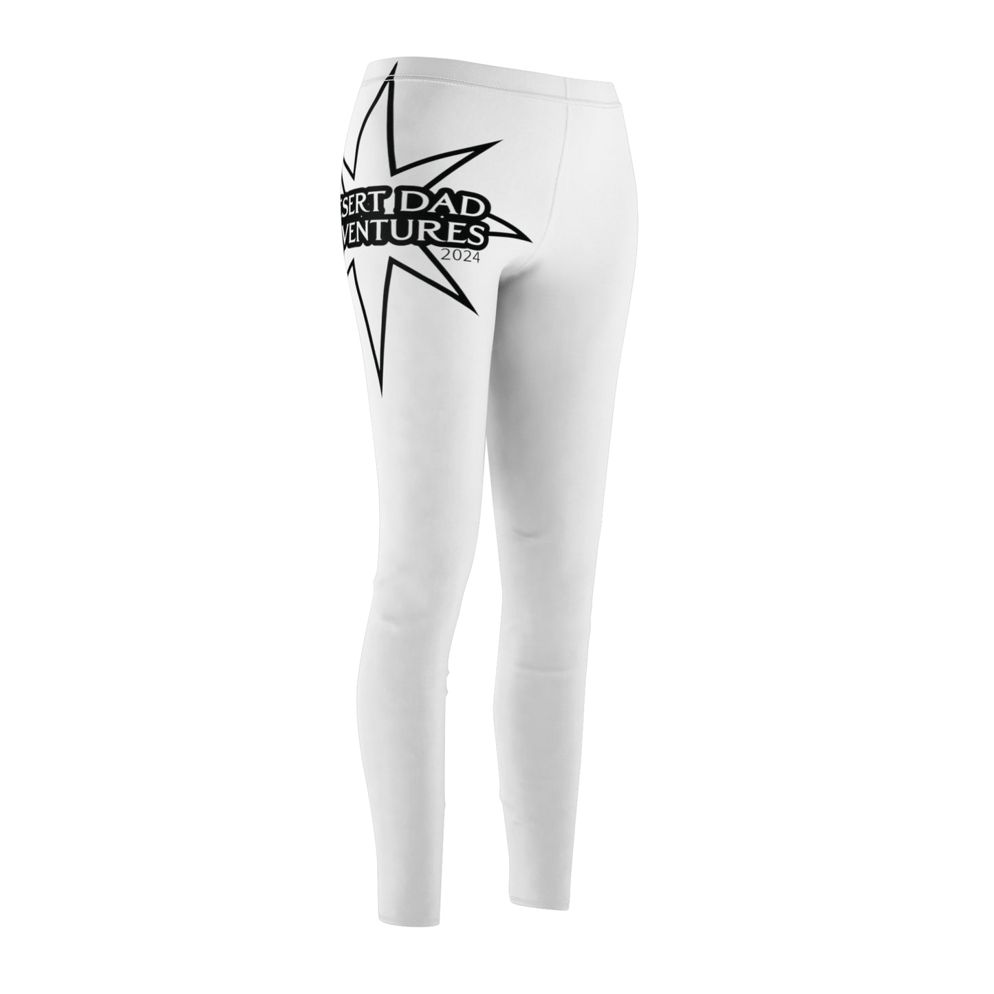 Women's Cut & Sew Casual Leggings - Logo #2